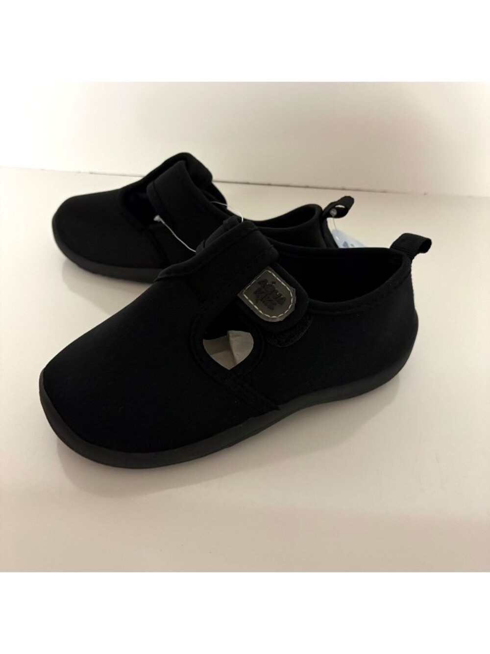 Aquakiks Water Shoes Kids Size 12 Black Quick-Dry Hook & LooP Straps 52404 NEW